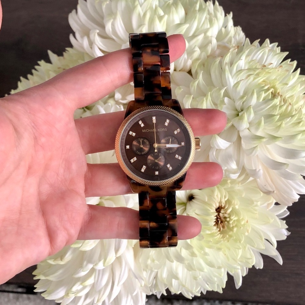 Michael Kors Tortoise Watch
